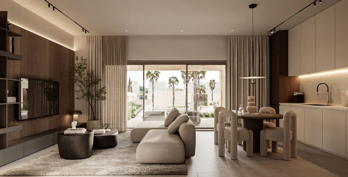 Two bedroom semi detached villa in Geroskipou area for sale