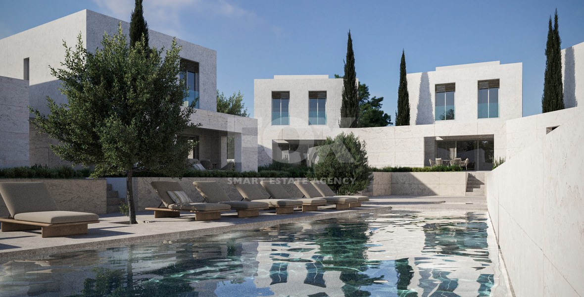 Two bedroom semi detached villa in Geroskipou area for sale