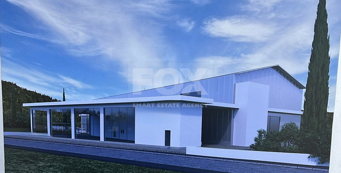 For sale New Modern Warehouse Under Construction – Prime Industrial Area of Agios Sylas