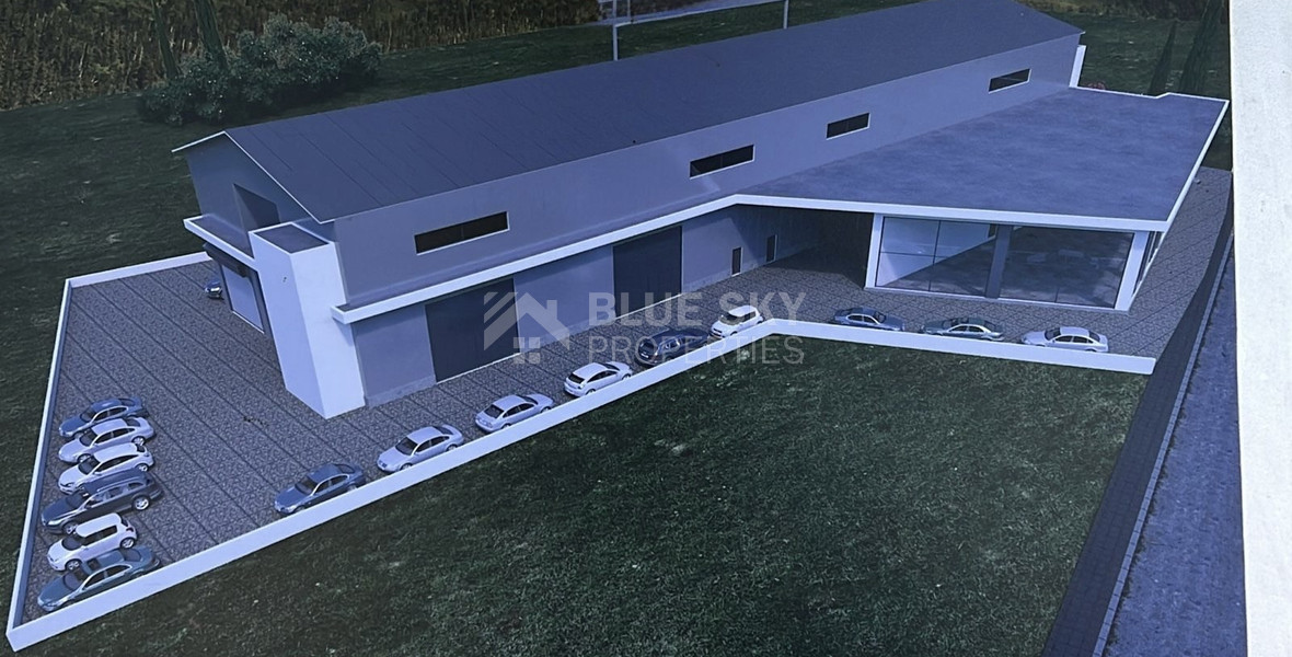 For sale New Modern Warehouse Under Construction – Prime Industrial Area of Agios Sylas