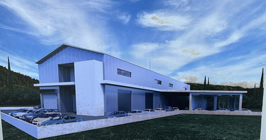 For sale New Modern Warehouse Under Construction – Prime Industrial Area of Agios Sylas