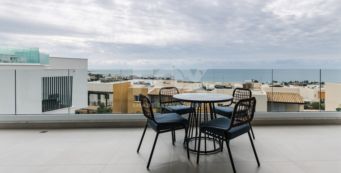 Resale three Bedroom Sea View Villas in Chloraka, Paphos – Completed & No VAT