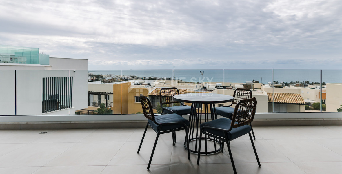 Resale three Bedroom Sea View Villas in Chloraka, Paphos – Completed & No VAT