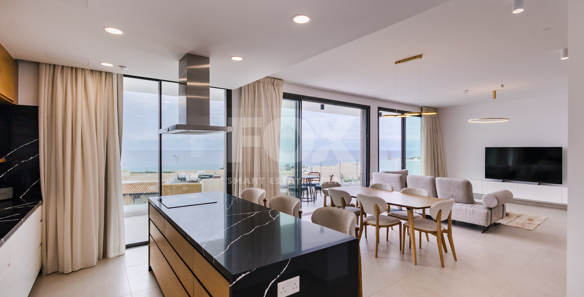 Resale three Bedroom Sea View Villas in Chloraka, Paphos – Completed & No VAT