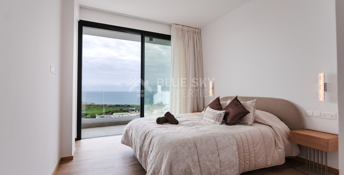 Resale three Bedroom Sea View Villas in Chloraka, Paphos – Completed & No VAT