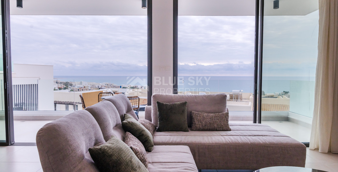 Resale three Bedroom Sea View Villas in Chloraka, Paphos – Completed & No VAT