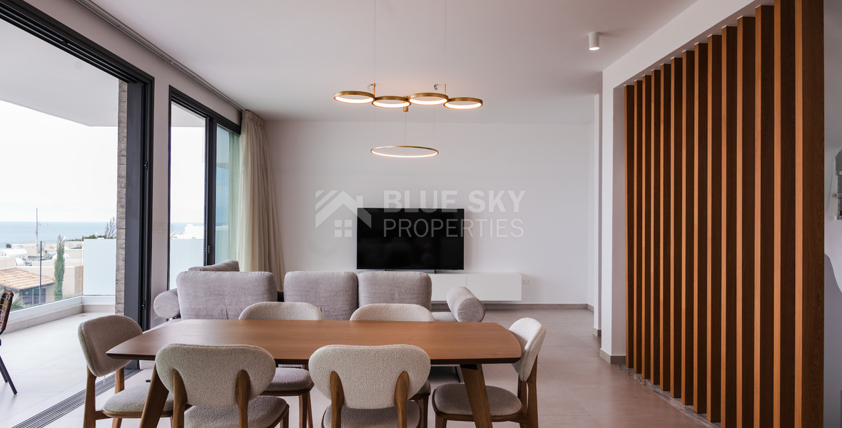 Resale three Bedroom Sea View Villas in Chloraka, Paphos – Completed & No VAT