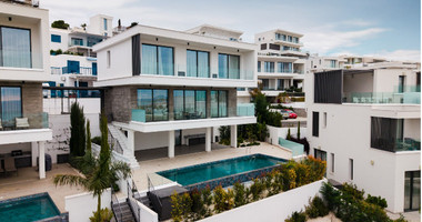 Resale three Bedroom Sea View Villas in Chloraka, Paphos – Completed & No VAT