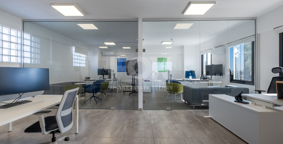 Modern Two-Floor Office for Rent – Central Paphos