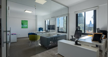 Modern Two-Floor Office for Rent – Central Paphos