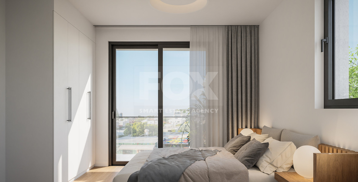 Top Floor 1-Bedroom Apartment with Private Roof Garden For Sale in Mesa Geitonia,  Limassol