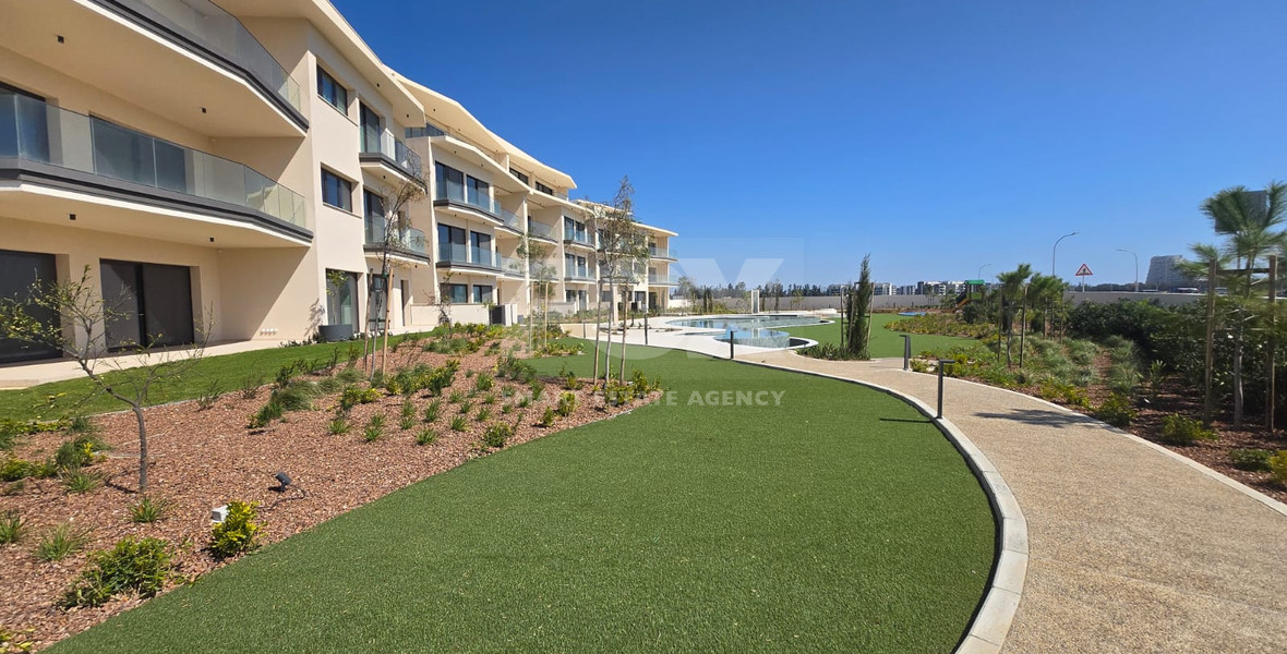 Prestigious Golf Resort Living: Two-Bedroom Ground-Floor Apartment for Rent in Limassol Greens