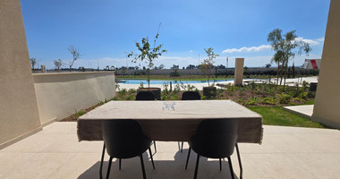 Prestigious Golf Resort Living: Two-Bedroom Ground-Floor Apartment for Rent in Limassol Greens