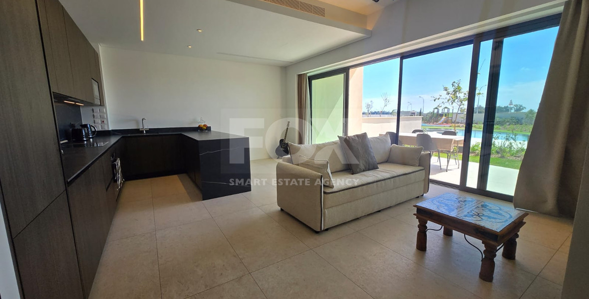 Prestigious Golf Resort Living: Two-Bedroom Ground-Floor Apartment for Rent in Limassol Greens