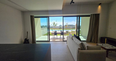 Prestigious Golf Resort Living: Two-Bedroom Ground-Floor Apartment for Rent in Limassol Greens