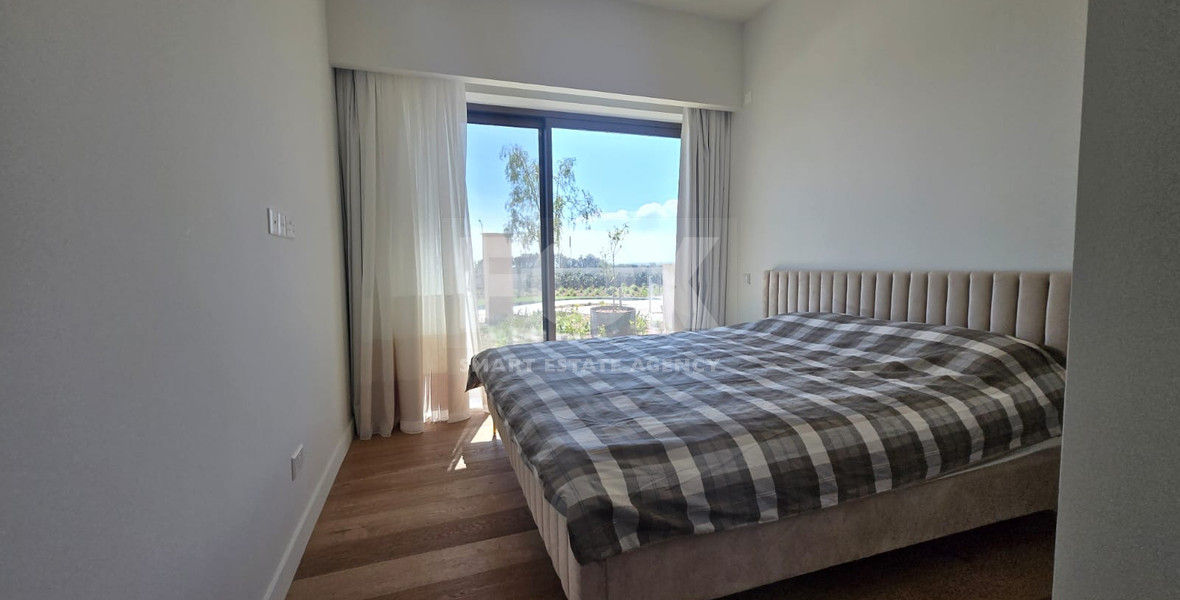 Prestigious Golf Resort Living: Two-Bedroom Ground-Floor Apartment for Rent in Limassol Greens