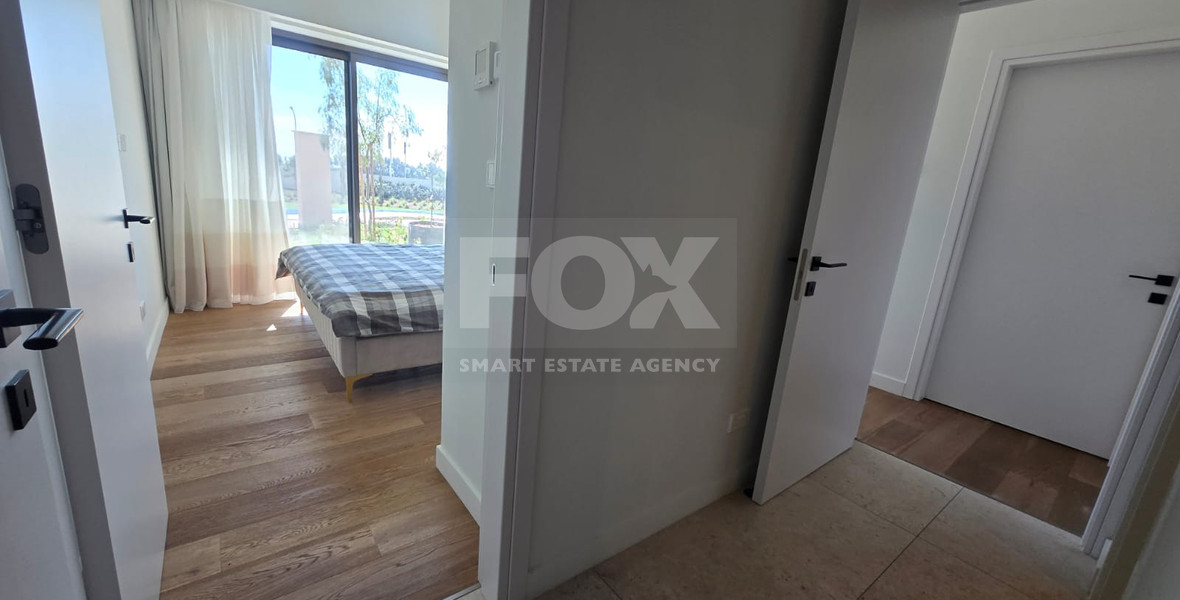 Prestigious Golf Resort Living: Two-Bedroom Ground-Floor Apartment for Rent in Limassol Greens