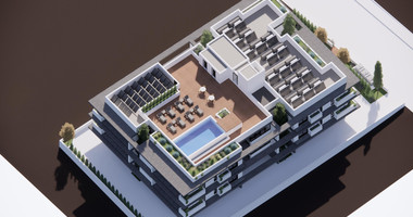 Long-Term Rental for a two bedrooms Apartment in Kato Paphos –  with & Rooftop Pool