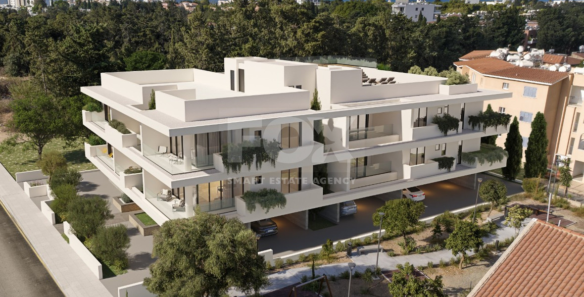 Long-Term Rental for a two bedrooms Apartment in Kato Paphos –  with & Rooftop Pool