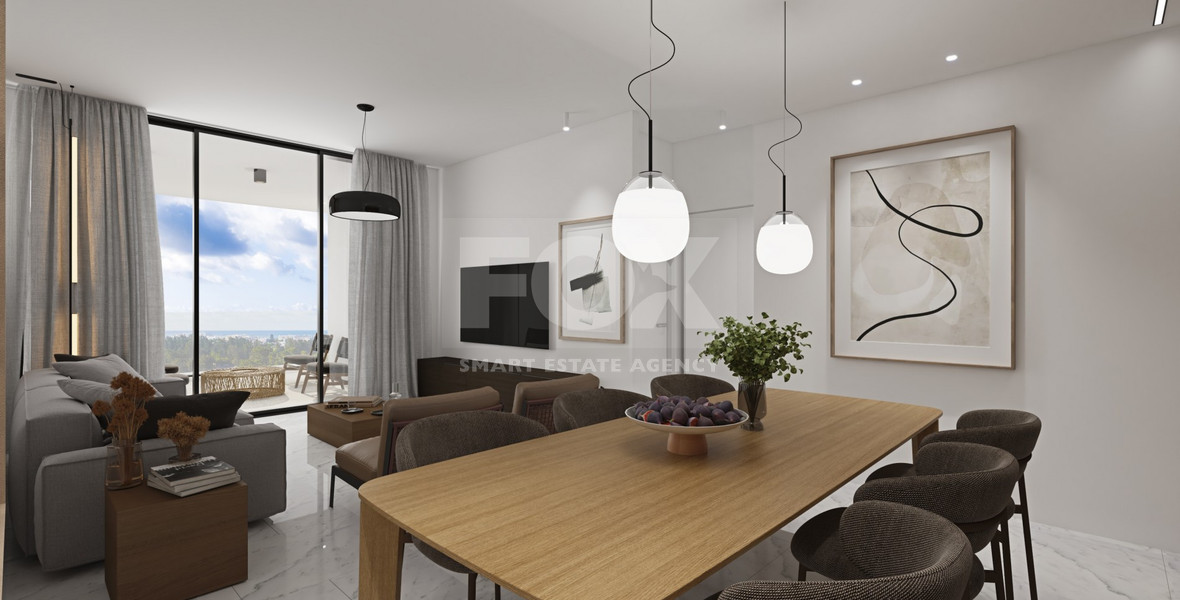 Long-Term Rental for a two bedrooms Apartment in Kato Paphos –  with & Rooftop Pool