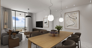 Long-Term Rental for a two bedrooms Apartment in Kato Paphos –  with & Rooftop Pool