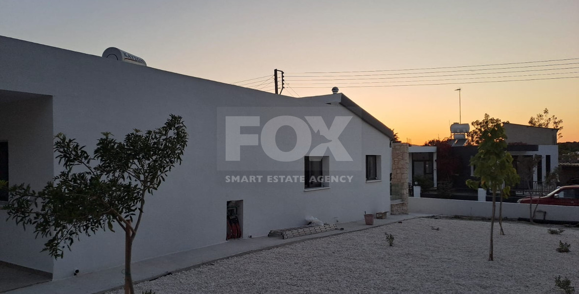 For sale traditional  three Bed Bungalow in Polemi | Fully Renovated & Extended | NO VAT