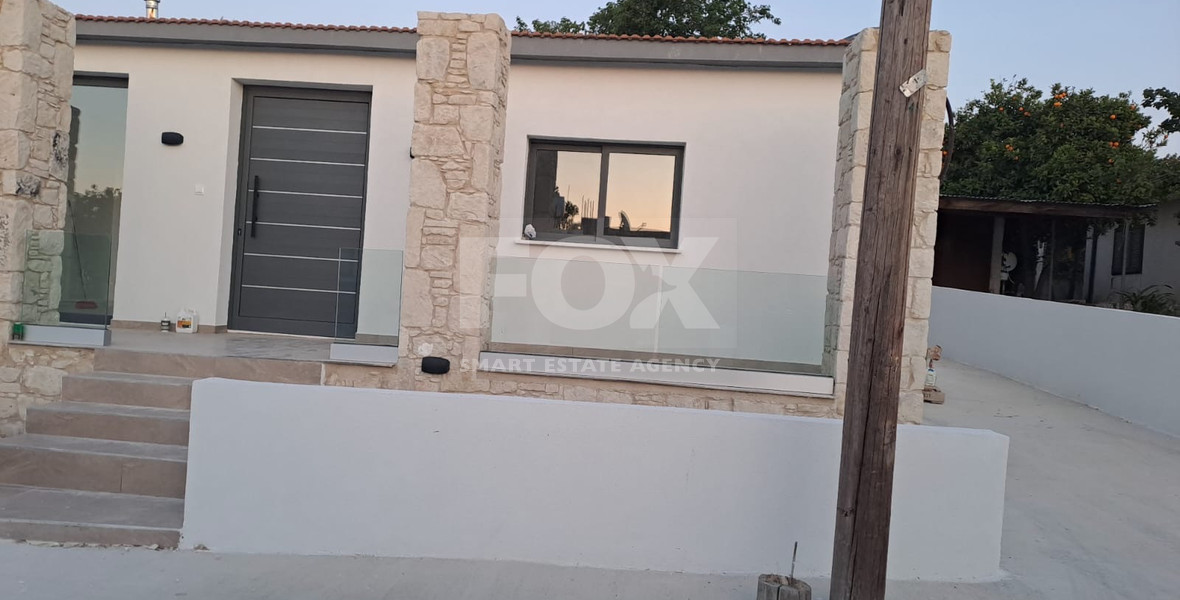 For sale traditional  three Bed Bungalow in Polemi | Fully Renovated & Extended | NO VAT