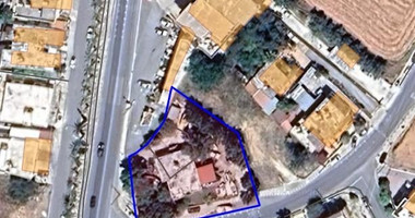 Prime Corner Commercial Plot on Mesogi Main Road, Paphos for sale