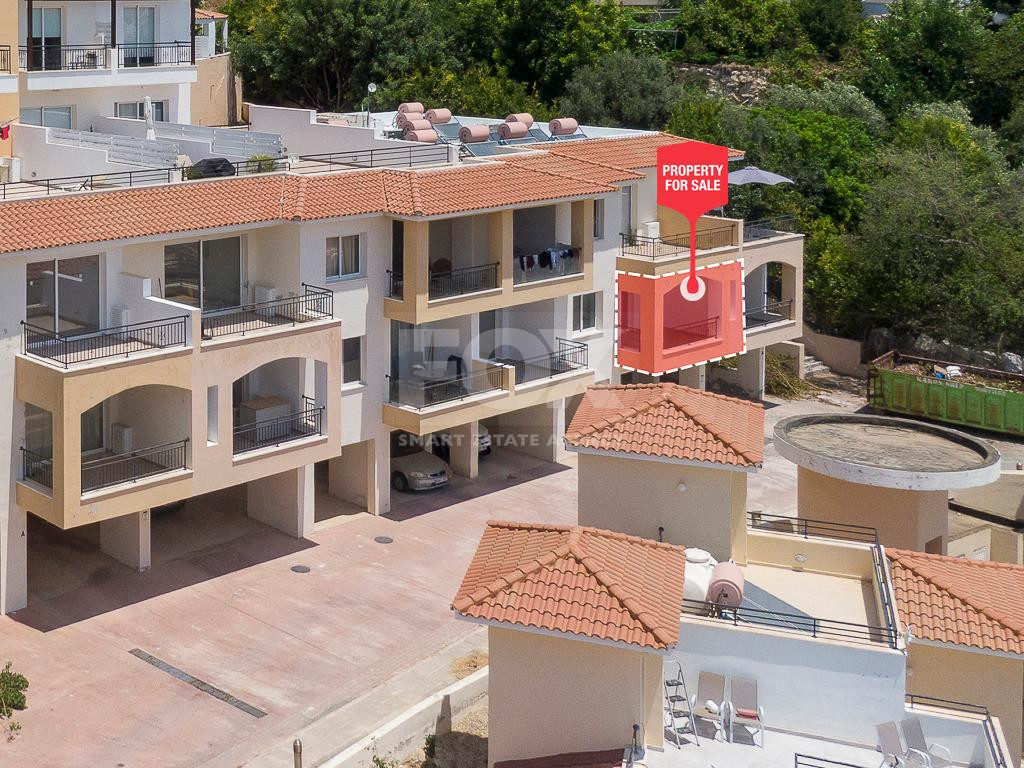 Affordable Studio Apartment for Sale in Peyia, Paphos – Sea View & Pool- Seperate title deed is  available