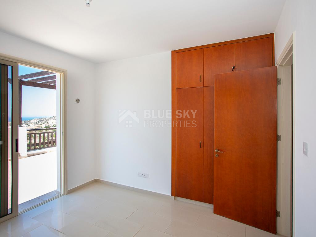 Two Bedroom Apartment for Sale in Pegeia, Paphos – Sea View, Pool & Veranda