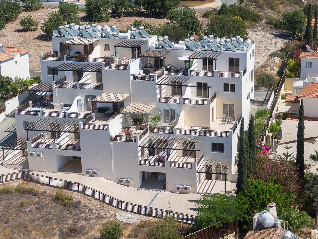 Two Bedroom Apartment for Sale in Pegeia, Paphos – Sea View, Pool & Veranda