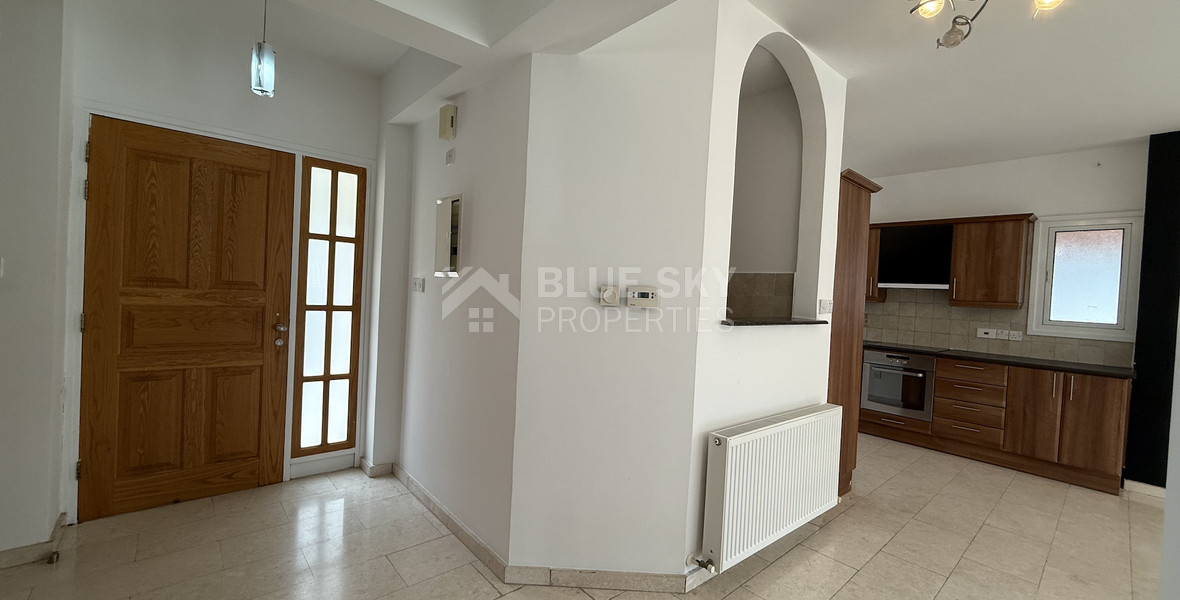 For Rent Bright and Spacious Four-Bedroom Detached House with swimming pool in Agios Tychonas