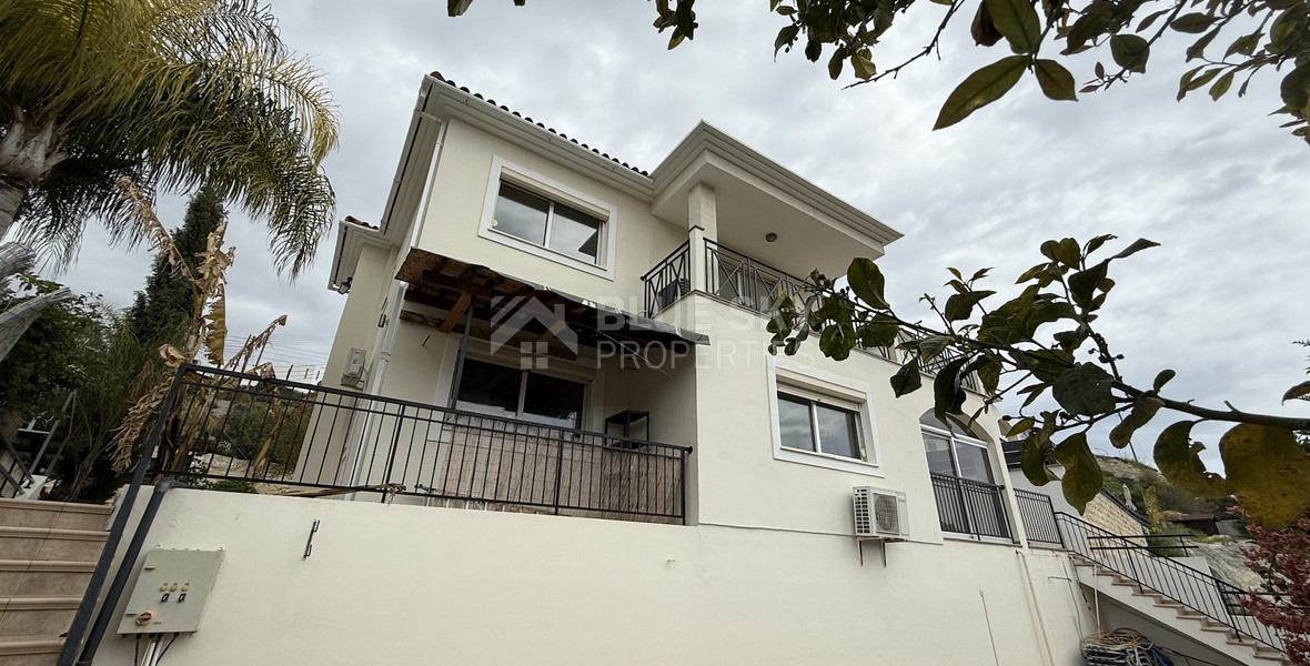For Rent Bright and Spacious Four-Bedroom Detached House with swimming pool in Agios Tychonas