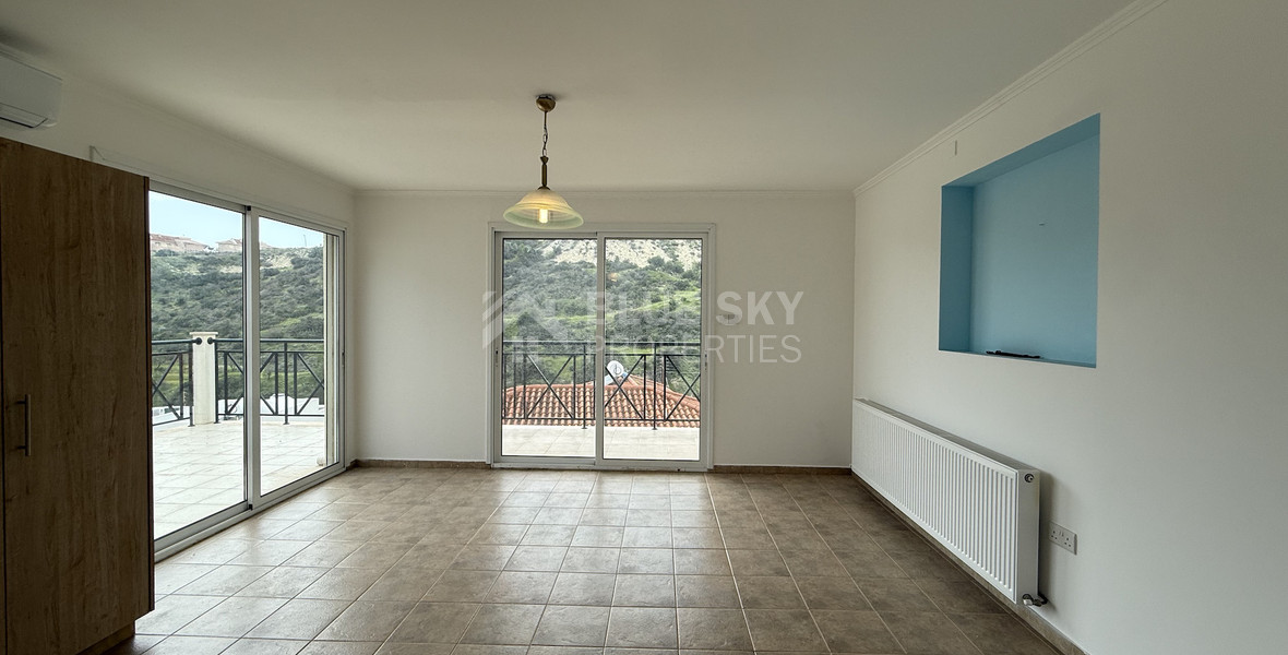 For Rent Bright and Spacious Four-Bedroom Detached House with swimming pool in Agios Tychonas