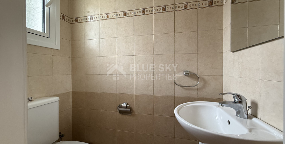 For Rent Bright and Spacious Four-Bedroom Detached House with swimming pool in Agios Tychonas