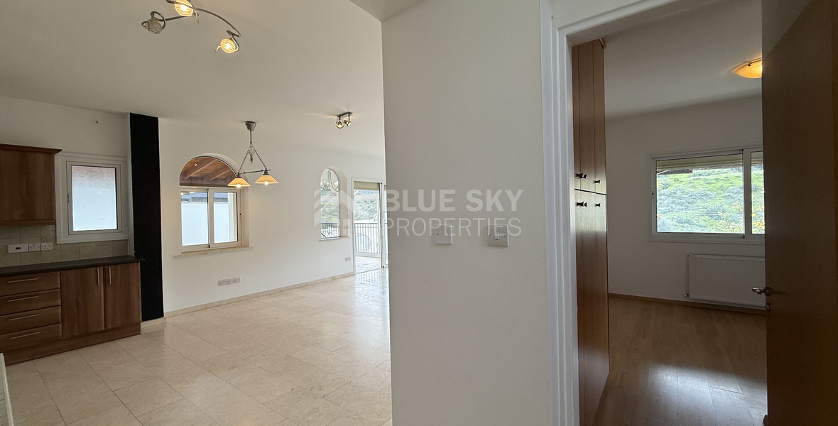 For Rent Bright and Spacious Four-Bedroom Detached House with swimming pool in Agios Tychonas