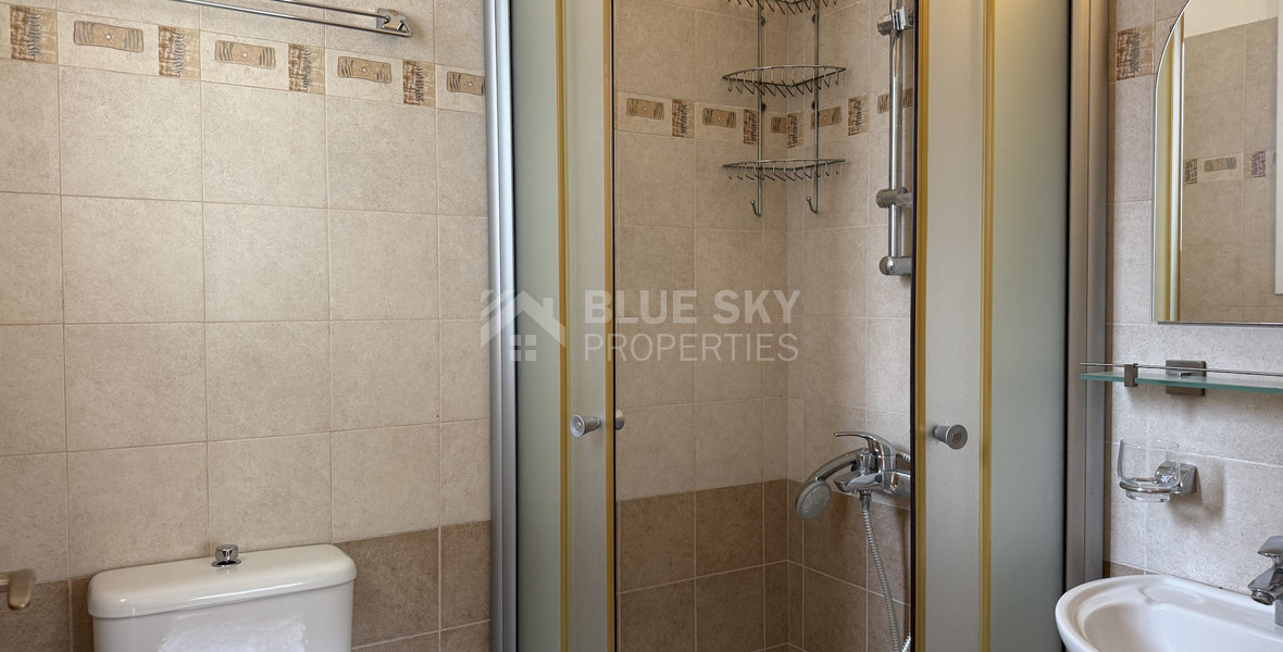 For Rent Bright and Spacious Four-Bedroom Detached House with swimming pool in Agios Tychonas