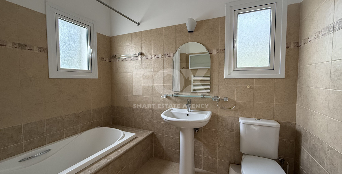 For Rent Bright and Spacious Four-Bedroom Detached House with swimming pool in Agios Tychonas