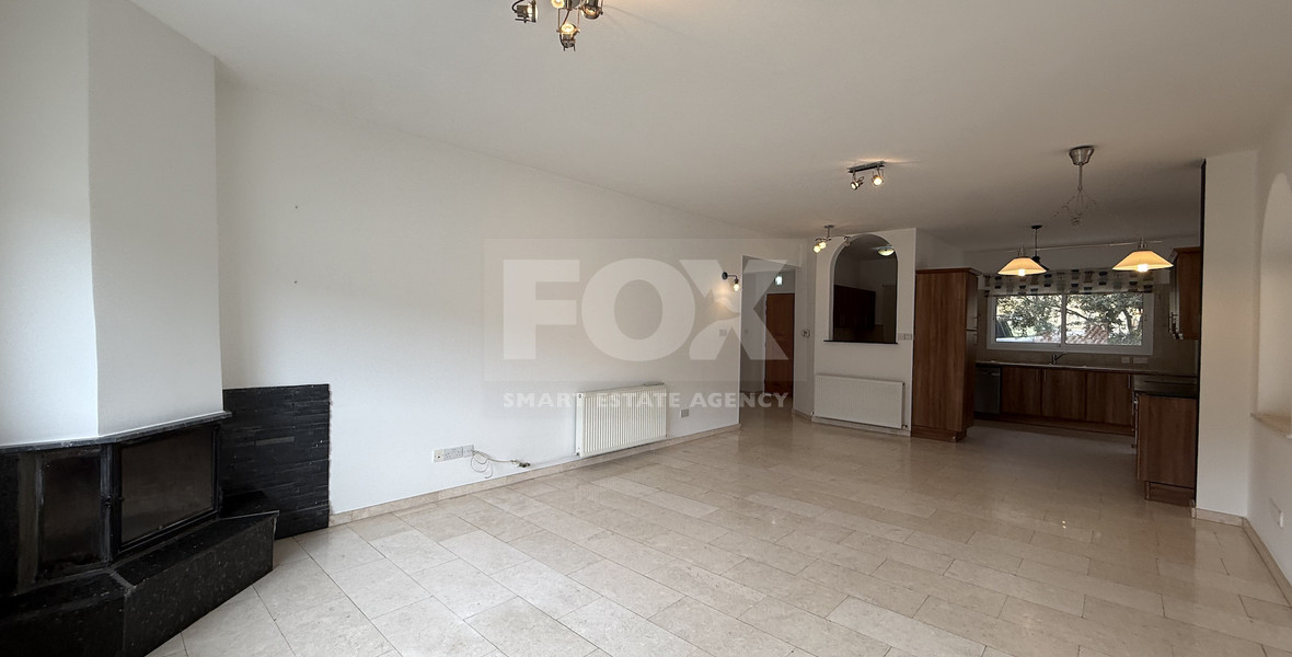 For Rent Bright and Spacious Four-Bedroom Detached House with swimming pool in Agios Tychonas