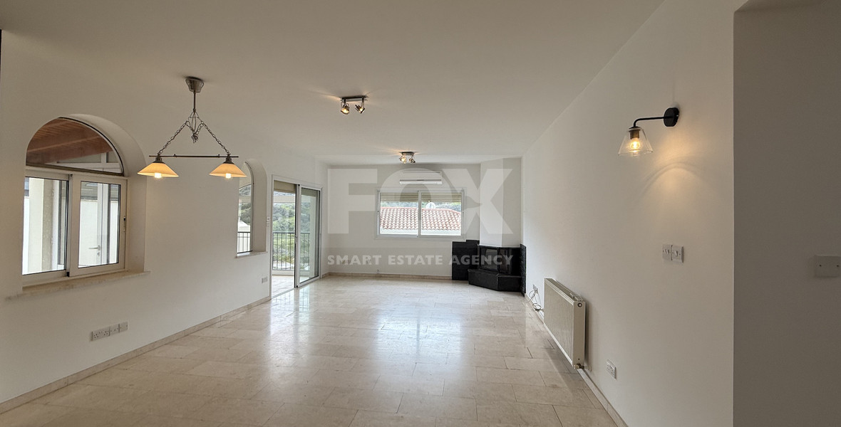 For Rent Bright and Spacious Four-Bedroom Detached House with swimming pool in Agios Tychonas