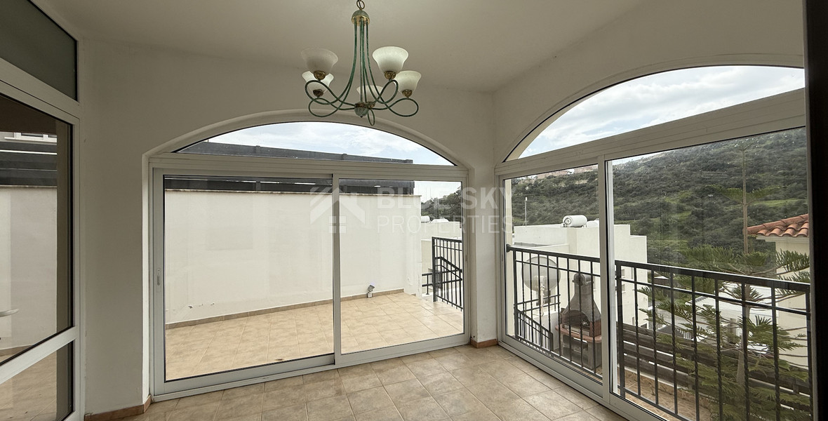 For Rent Bright and Spacious Four-Bedroom Detached House with swimming pool in Agios Tychonas