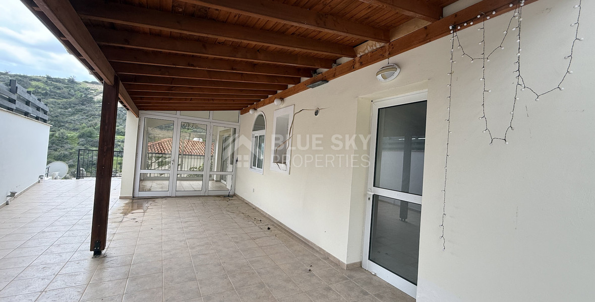For Rent Bright and Spacious Four-Bedroom Detached House with swimming pool in Agios Tychonas