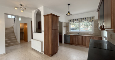 For Rent Bright and Spacious Four-Bedroom Detached House with swimming pool in Agios Tychonas