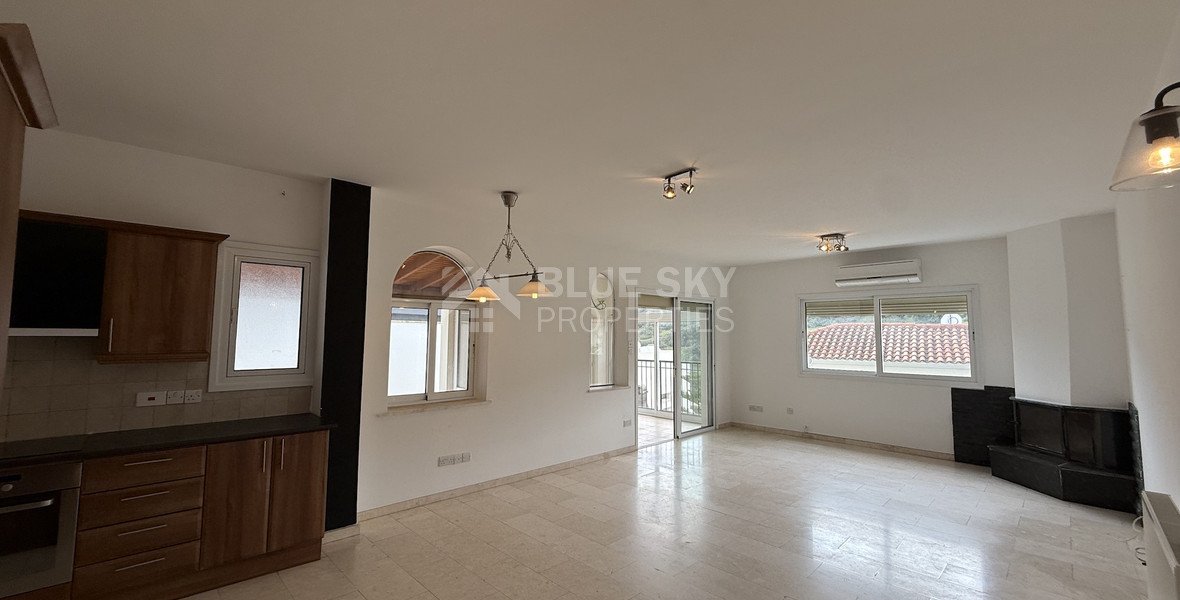 For Rent Bright and Spacious Four-Bedroom Detached House with swimming pool in Agios Tychonas