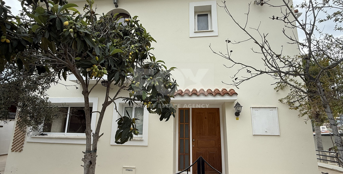 For Rent Bright and Spacious Four-Bedroom Detached House with swimming pool in Agios Tychonas