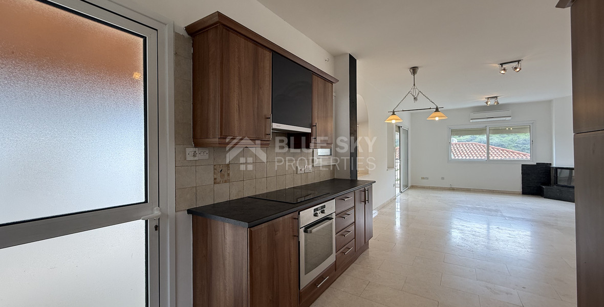 For Rent Bright and Spacious Four-Bedroom Detached House with swimming pool in Agios Tychonas