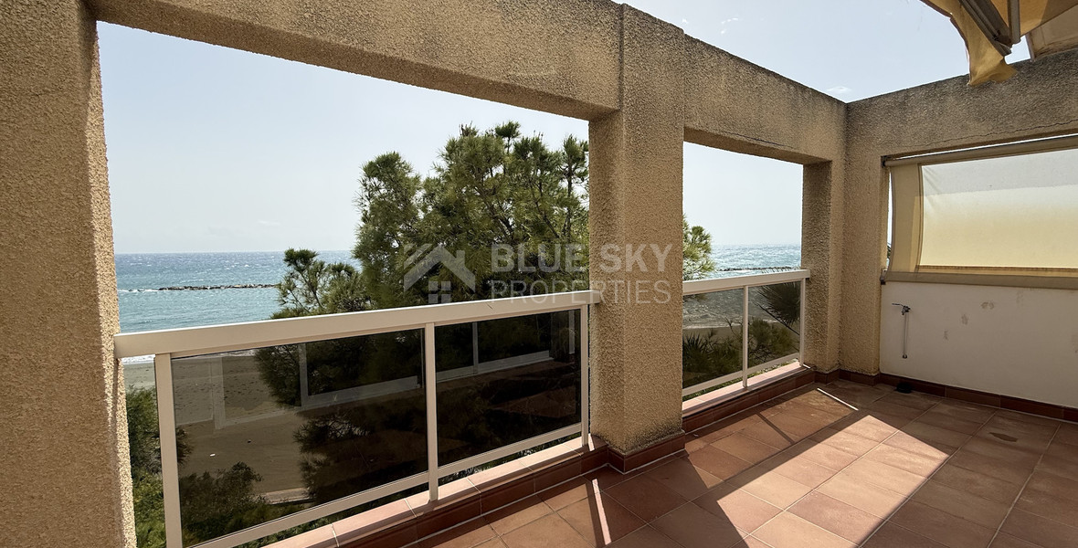 For Rent Rare Beachfront Townhouse in Limassol – A Unique Gem