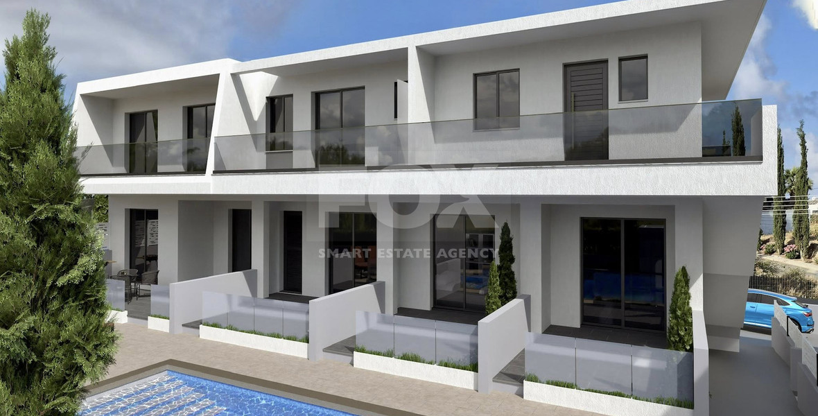 For sale Two Bedroom Ground Floor Townhouse in Pegeia