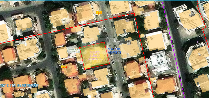 SALE: PRIME DEVELOPMENT LAND WITH READY PLANS AND PLANNING PERMIT IN CENTRAL LIMASSOL.