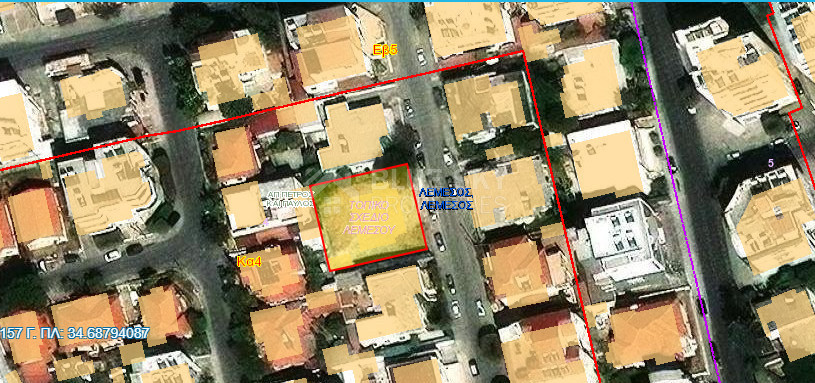 SALE: PRIME DEVELOPMENT LAND WITH READY PLANS AND PLANNING PERMIT IN CENTRAL LIMASSOL.